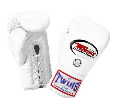 Twins Special Gloves Lace Up - White