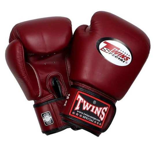 Twins Special Boxing Gloves - Maroon Red